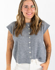 Vanessa Sleeveless Cardigan