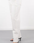 Pistola Beau Seamed Crescent Leg in Paper White