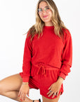 Alexis Short- Cherry Red