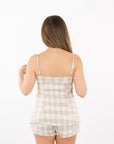 Nora Linen Button Front Top