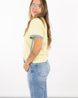 Cait Contrast Top
