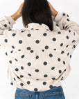 Cora Polka-Dot Half Zip