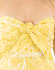 Kaia Bow-Front Mini Dress