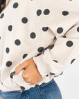 Cora Polka-Dot Half Zip