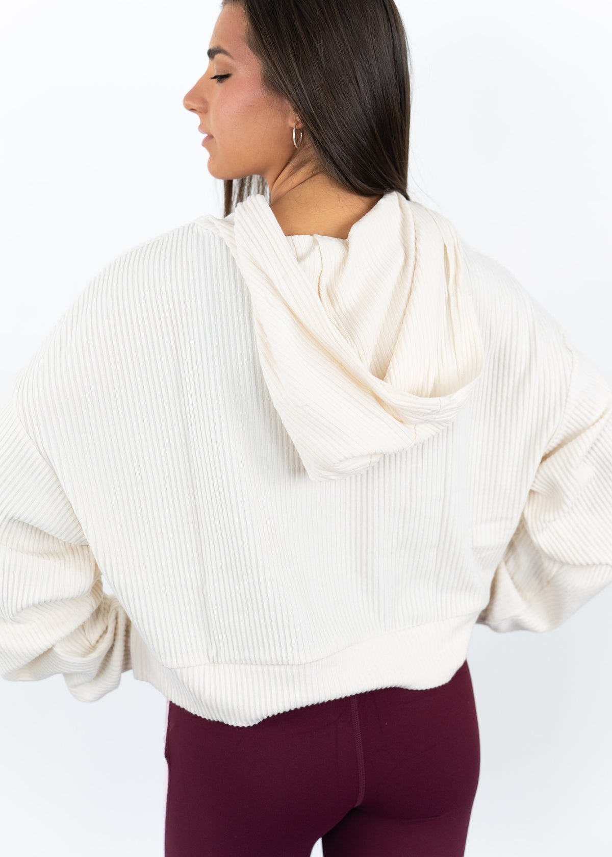 Sunday Drift Ribbed Hoodie
