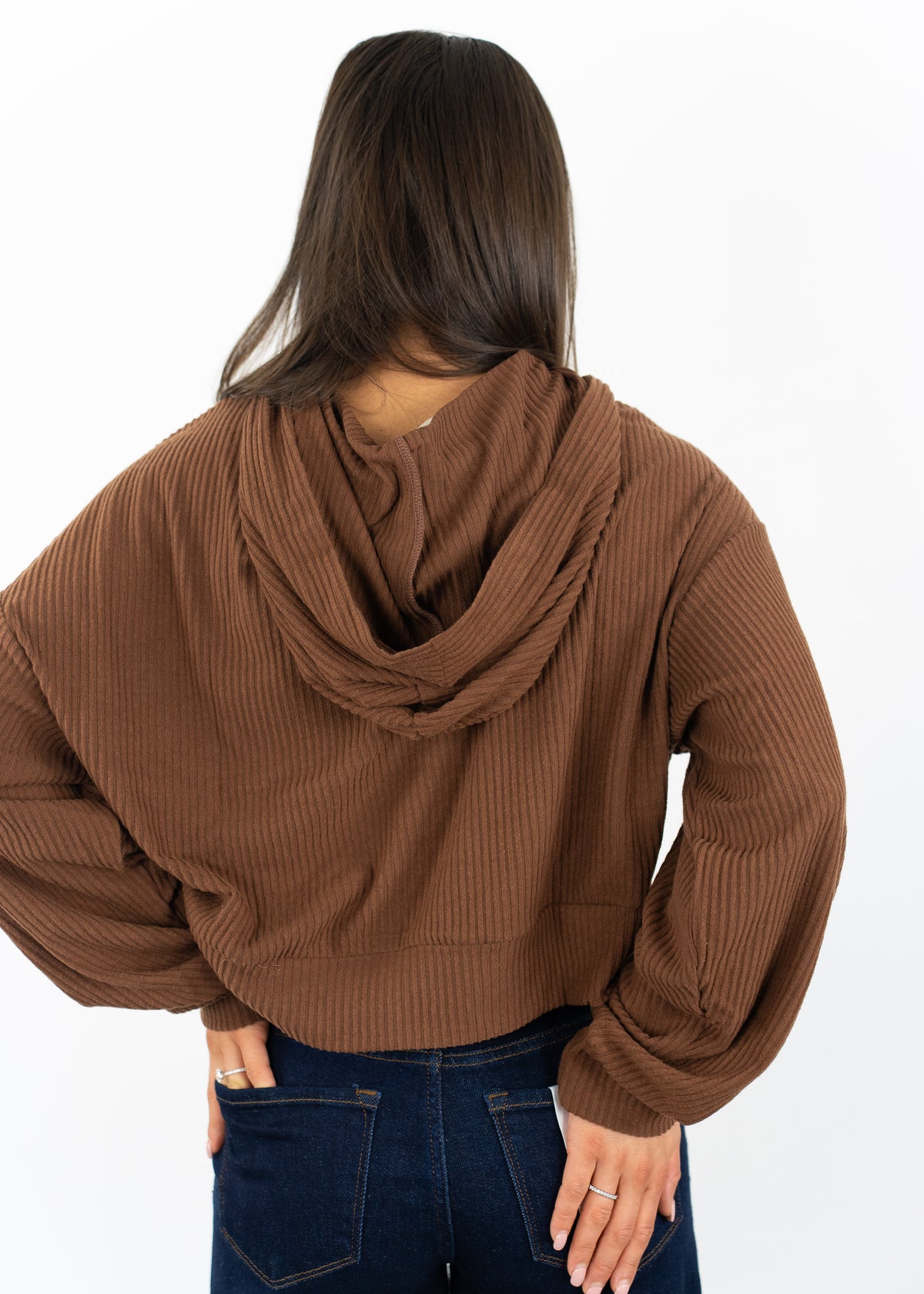 Sunday Drift Ribbed Hoodie