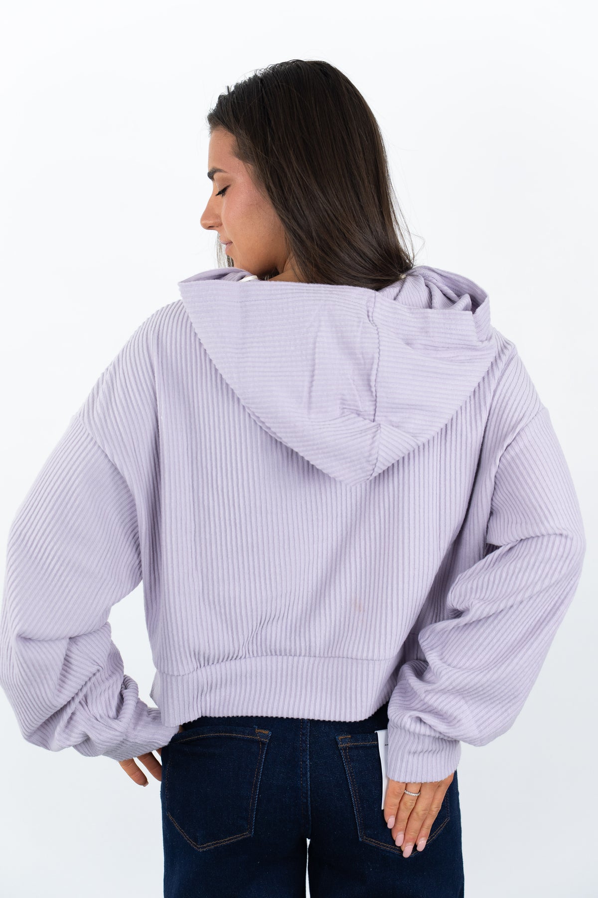 Sunday Drift Ribbed Hoodie