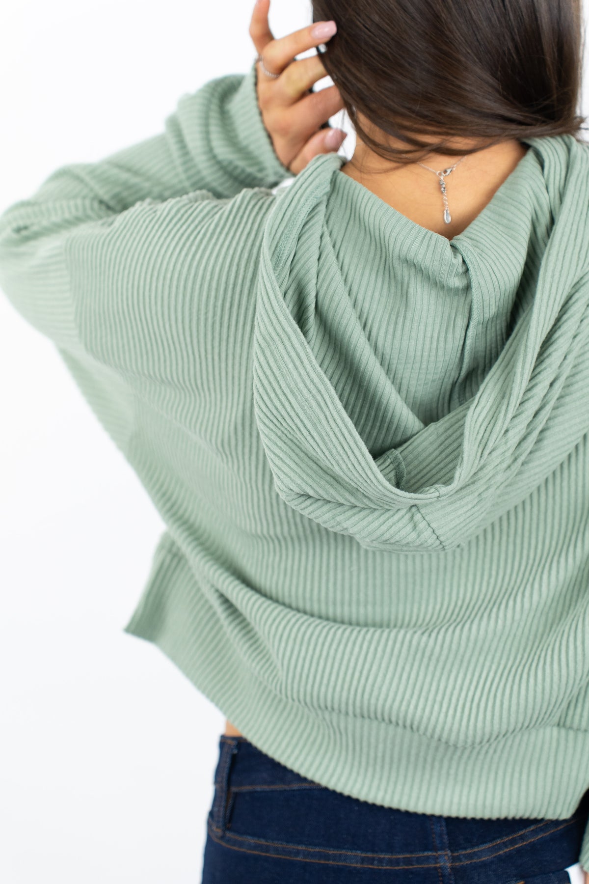 Sunday Drift Ribbed Hoodie