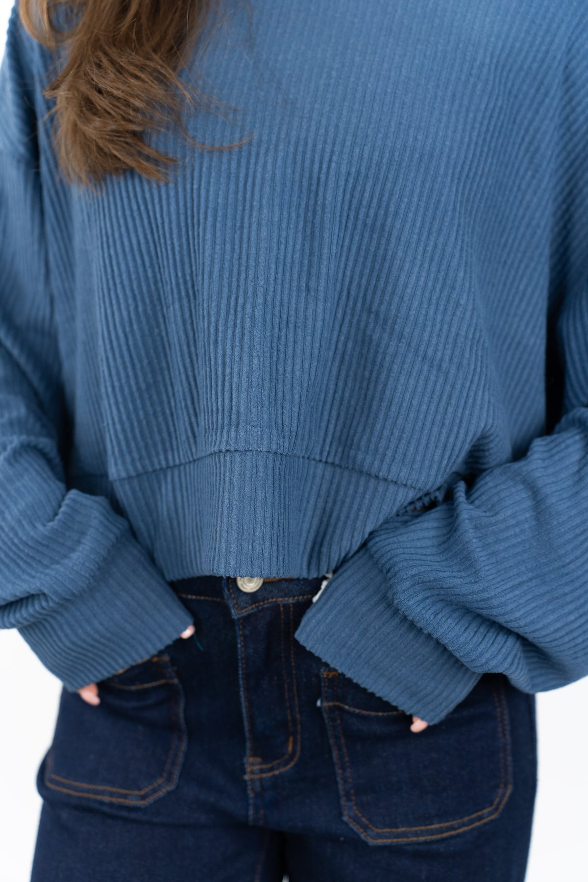 Sunday Drift Ribbed Hoodie