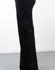 Milton High Rise Lace Jean