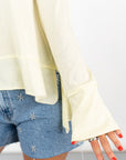 Candace Slub Long Sleeve Layering Top