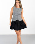 Angie Gingham Mini Dress