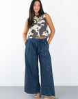 Talia Cow Print Top