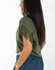 Erin Fringe Knit Top