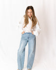 Pistola Wes High Rise Barrel Jean