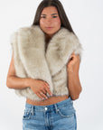 Faux Fur Plush Vest