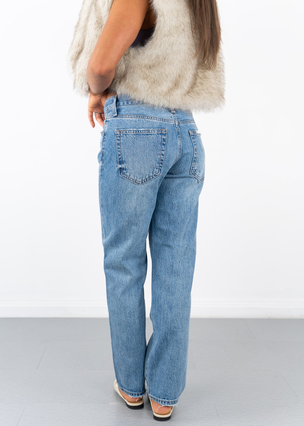 Issa Ankle Mid Rise Relaxed Ankle Straight