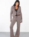 Striped Relaxed Pants with Drawstring Waist