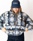 Ari Geometric Fleece Jacket
