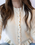 Quinn Ruffle Cardigan