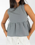 Gigi Gingham Tie Top