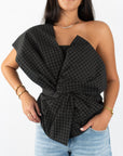 Gia Plaid Top