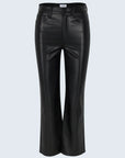 Pistola Ally Faux Leather Bootcut Pants Onyx