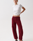 Honor Utility Cord Cargo in Deep Crimson