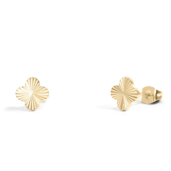 Clover Studs - Gold