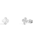 Clover Studs - Silver