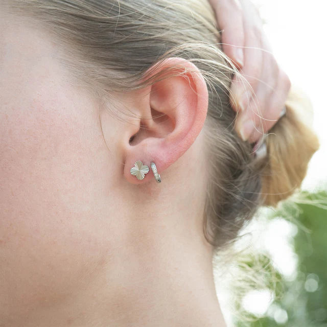 Clover Studs - Silver