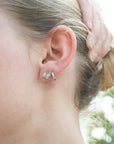 Clover Studs - Silver