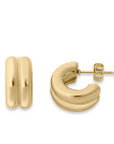 Double Chunky Huggies - Gold
