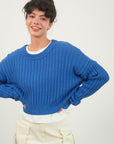 Brielle Ribbed Crop Sweater