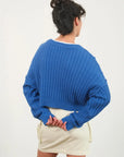 Brielle Ribbed Crop Sweater