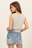 Edith Knit Metallic Sweater