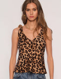 Kendall Leopard Tank