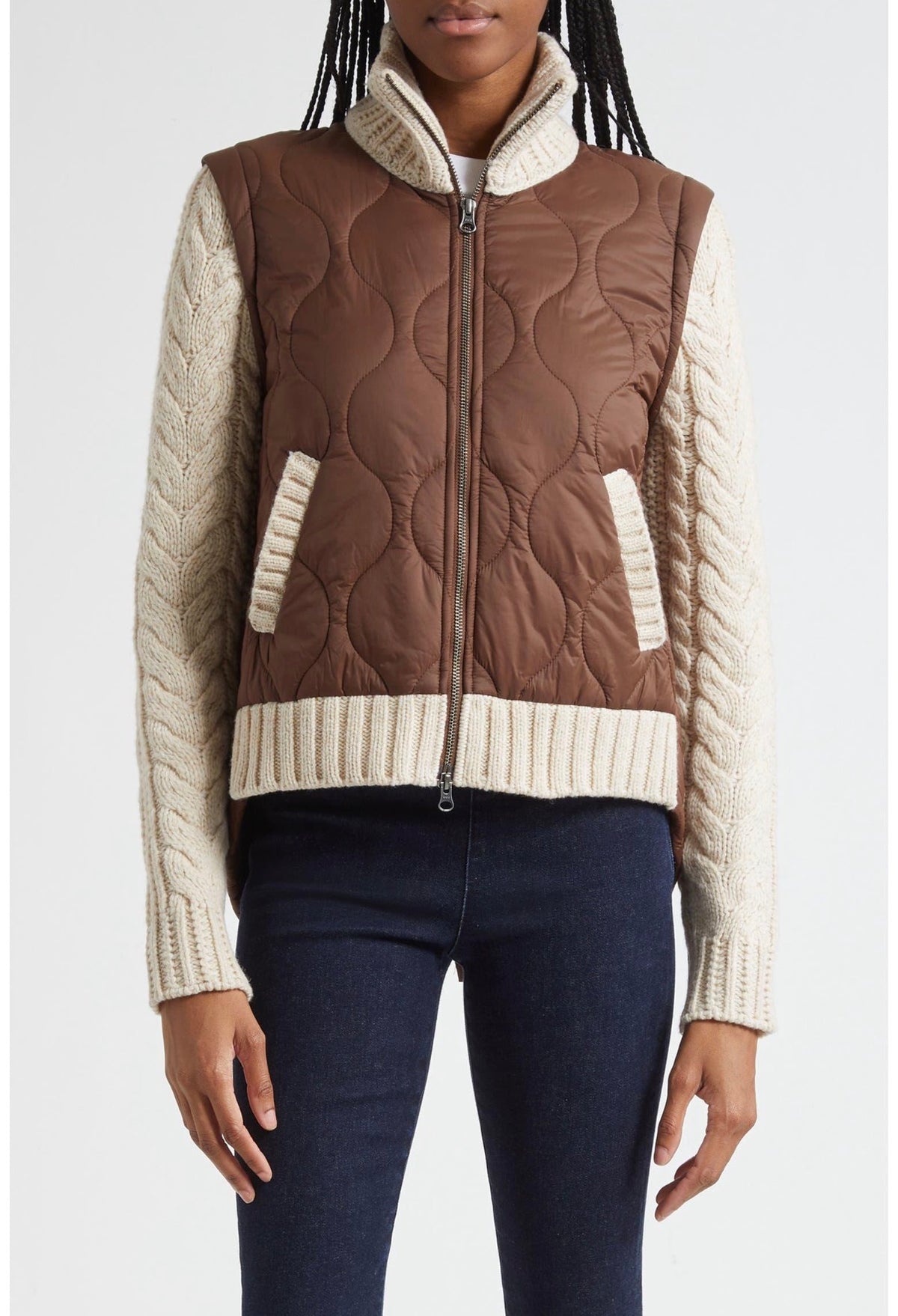 Melanie Mixed Media Jacket