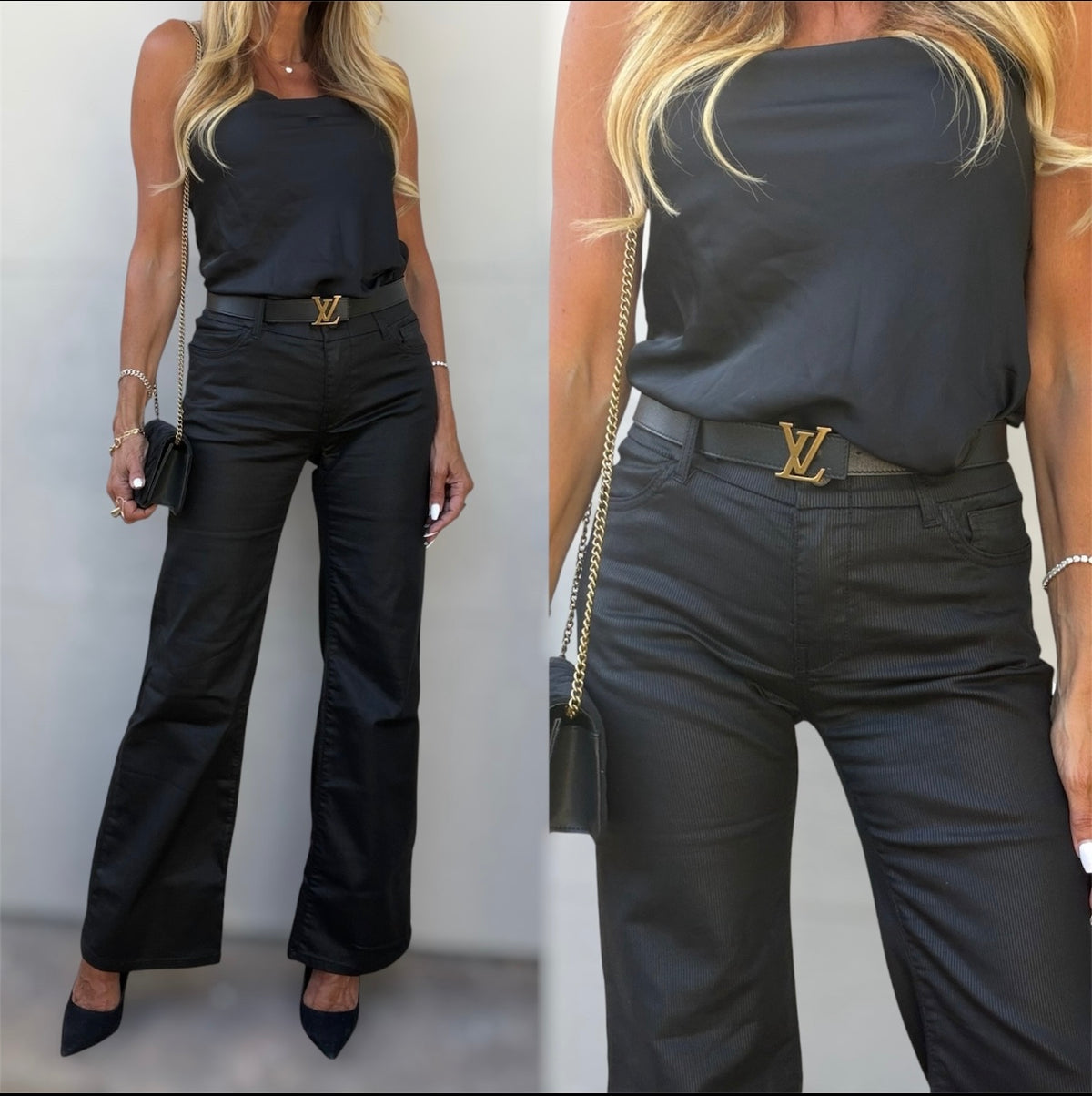 Bevy Flog Sarah Black Stripe