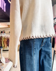 Reyna Contrast Stitch Sweater
