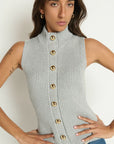 Nation Ira Sweater Vest Heather Grey