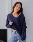 V Neck Sweatshirt