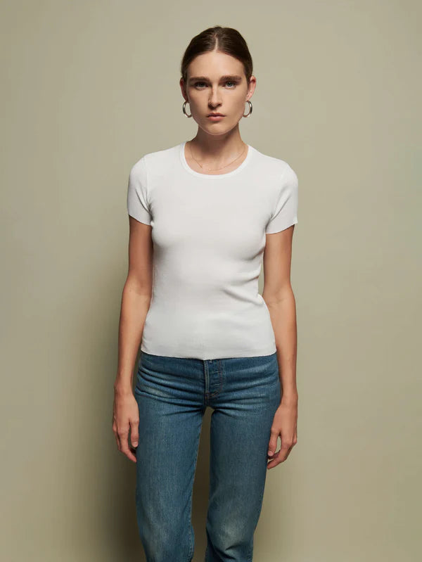 Billy Fitted Scoop Neck Tee