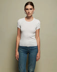 Billy Fitted Scoop Neck Tee