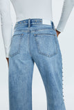 Lexi Bow Leg Stud Jean