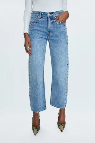 Lexi Bow Leg Stud Jean