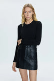 Pistola Tera High Rise Mini Skirt - Slate Black