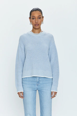 Pistola Ren All Day Sweater in Light Blue