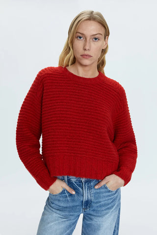 PISTOLA Adina Sweater in Rouge