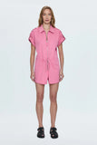 PISTOLA The Meg Romper in Flamingo